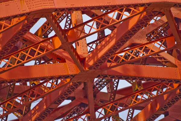 Golden gate brug bij fort punt — Stockfoto
