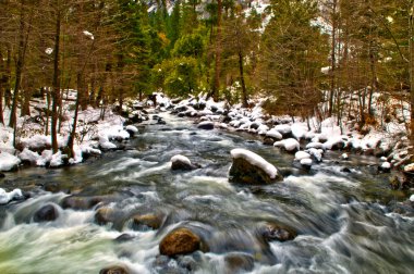 Kış yosemite