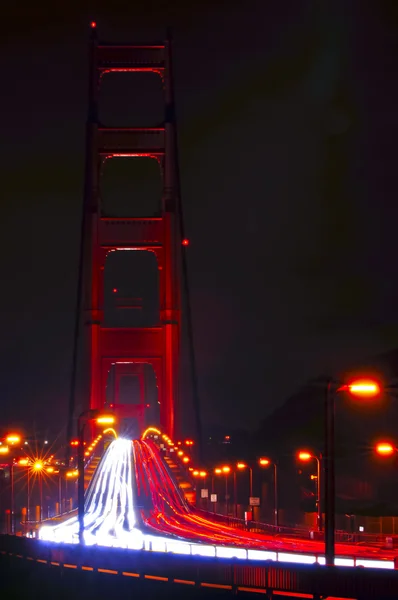 Puente Golden Gate por la noche —  Fotos de Stock