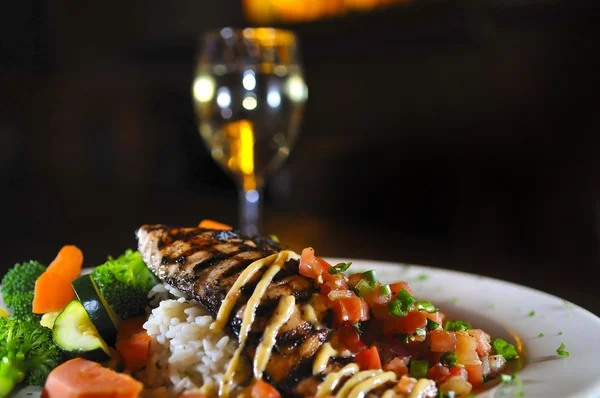 stock image Delicious fish dish