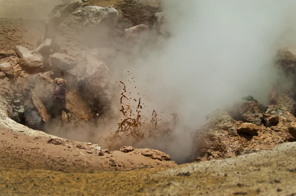 泥の火山 — ストック写真