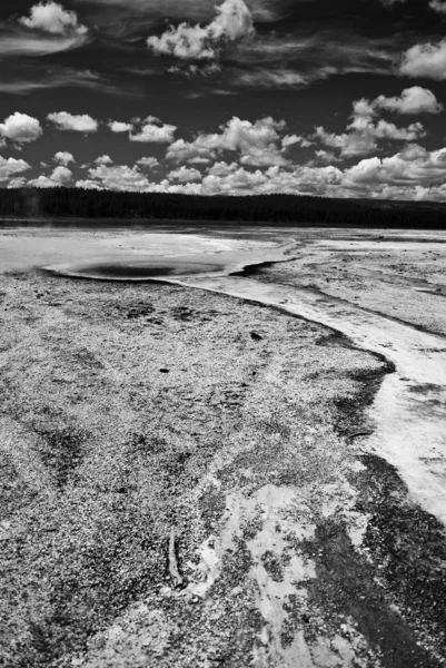 Geyser Landscape — Stock Photo, Image