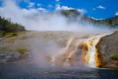 Firehole nehir yellowstone