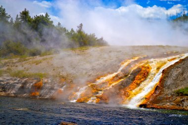 Firehole nehir yellowstone