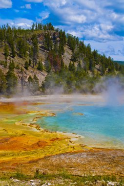 Grand Prizmatik yellowstone bahar