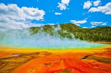 Grand Prizmatik yellowstone bahar