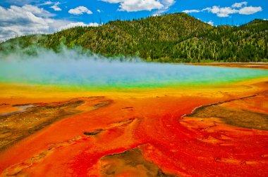 Grand Prizmatik yellowstone bahar