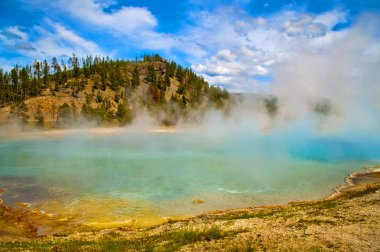 Grand Prizmatik yellowstone bahar