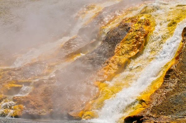 Yellowstone folyó Firehole — Stock Fotó