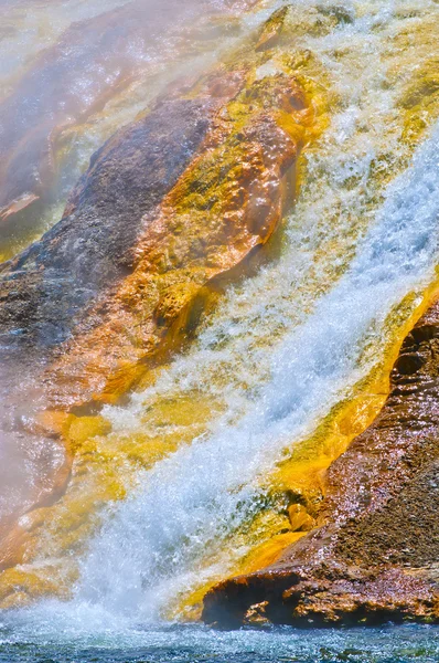 Yellowstone folyó Firehole — Stock Fotó