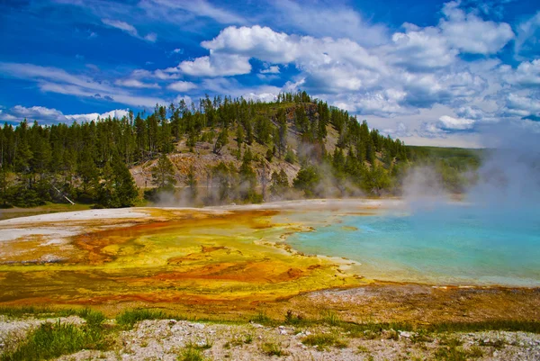 A Grand prizma tavasz Yellowstone — Stock Fotó