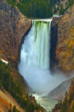 Lower Yellowstone Falls, Yellowstone National Park clipart