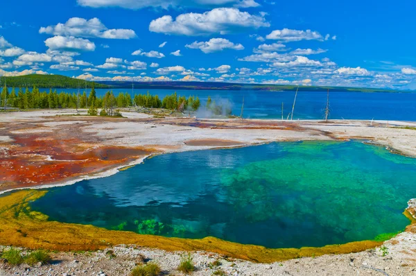 Termalne baseny yellowstone — Zdjęcie stockowe