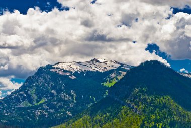 Grand tetons dağ manzarası