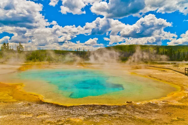 Geiser de Yellowstone — Foto de Stock