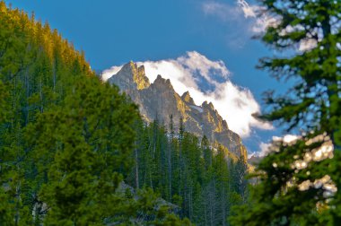 gün batımında Grand tetons