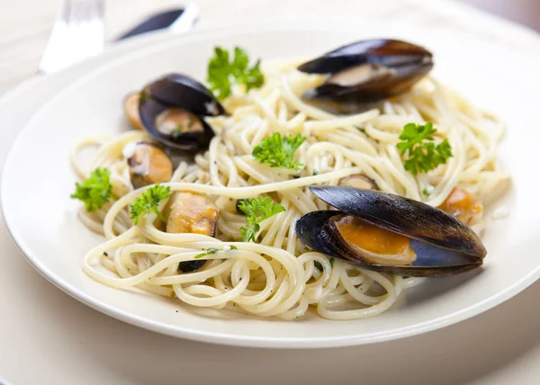 stock image Pasta in a Clam Sauce