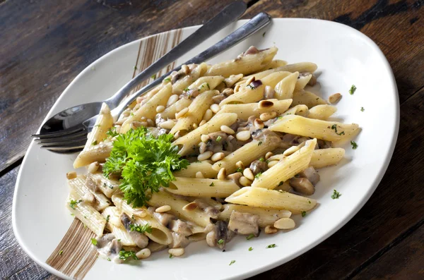 stock image Pasta with Mushrooms