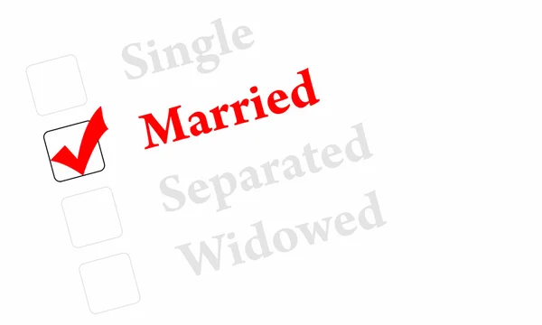 Verheiratet — Stockfoto