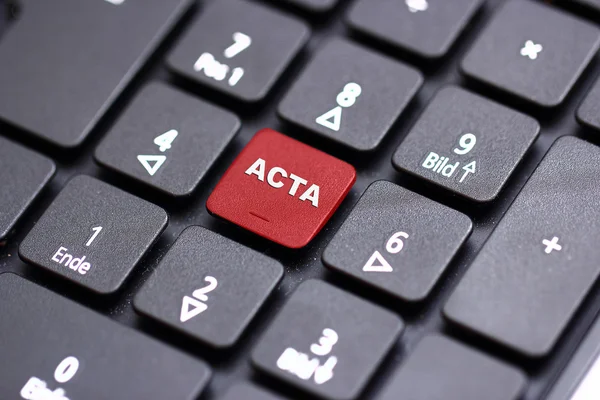 Acta keyboard — Stock Photo, Image
