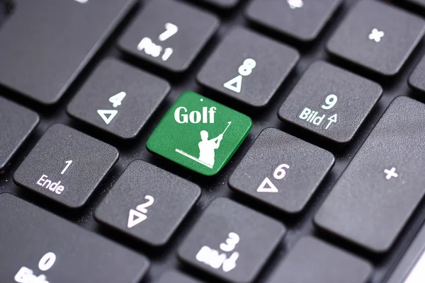 Golf toetsenbord — Stockfoto