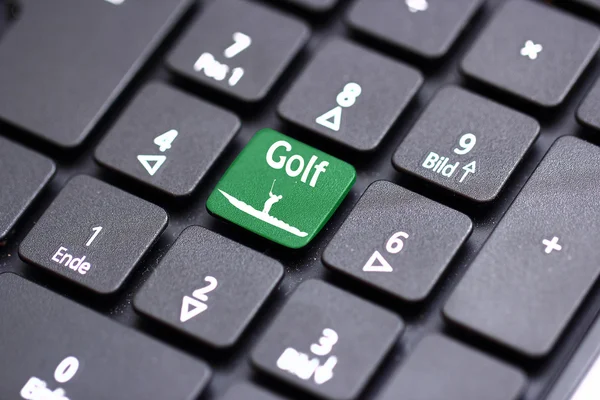 Golf klávesnice — Stock fotografie
