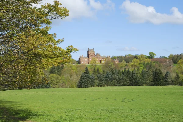 Ayton Castle from south, Berwickshire — Stock Photo, Image