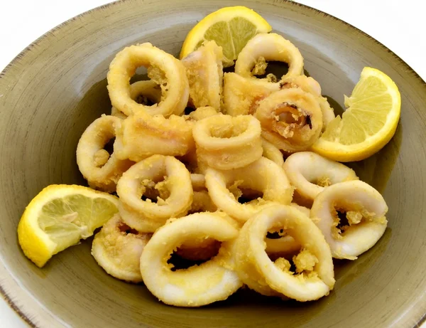 Squid maträtt — Stockfoto