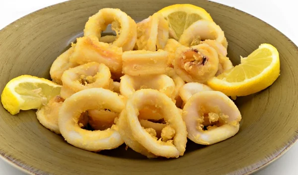 Squid maträtt — Stockfoto