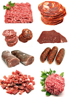 Mural pork meat clipart