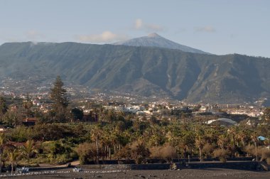 teide yanardağı görünümünü