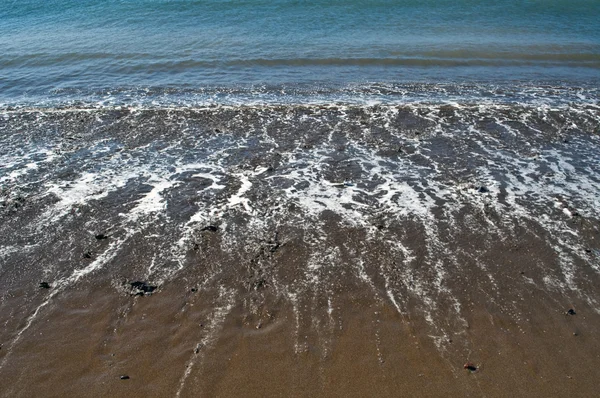 沙滩上的浪花 — 图库照片