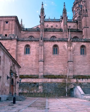 Courtyard of cathedral clipart