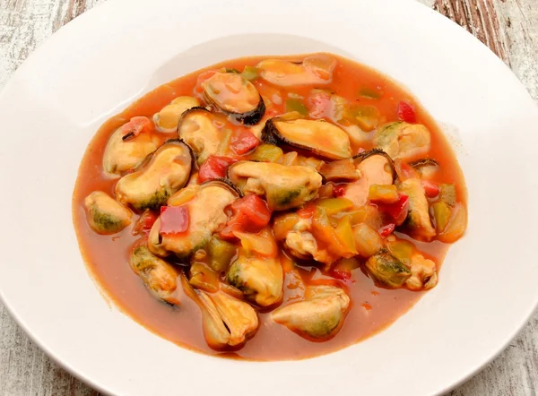 Mussel stew — Stock Photo, Image