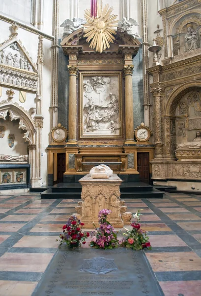 stock image Chapel in the Gothic cathedral of Toledo