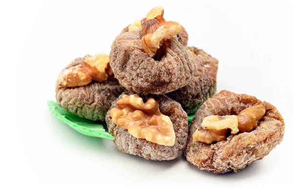 Figs with walnuts — Stock Photo, Image