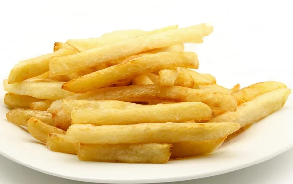 Placa de batatas fritas — Fotografia de Stock