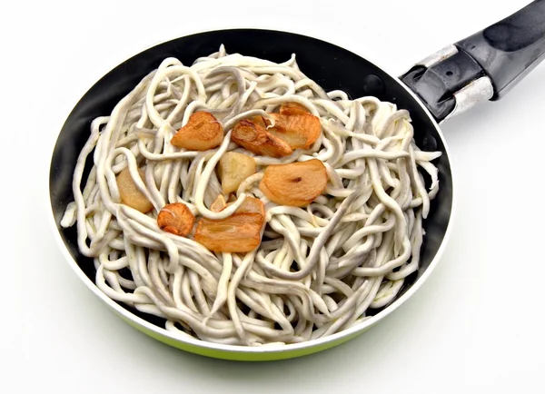 Anguille in aglio — Foto Stock