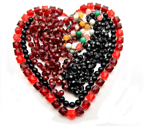 Necklace heart — Stock Photo, Image