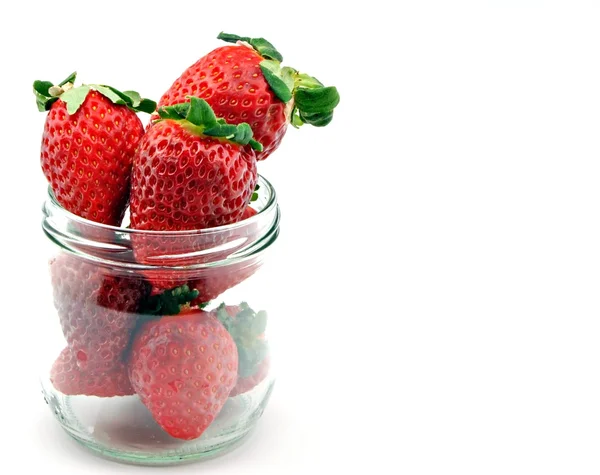 Mehrere Erdbeeren — Stockfoto