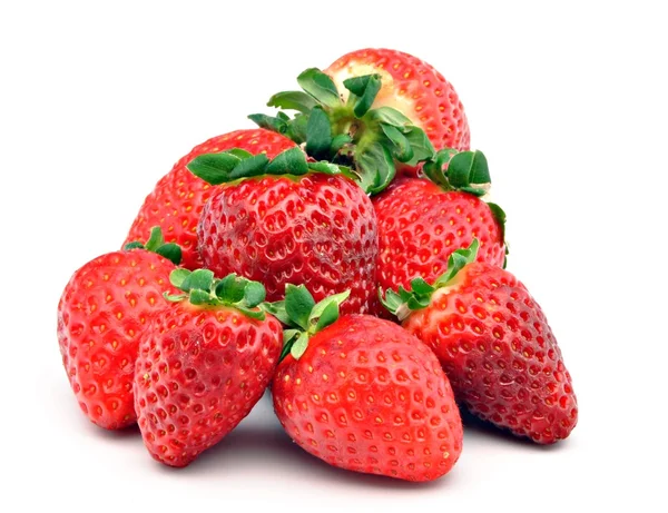 Mehrere Erdbeeren — Stockfoto