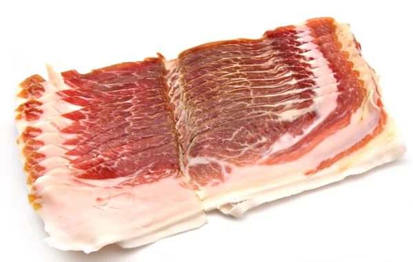 Serrano ham slices — Stock Photo, Image