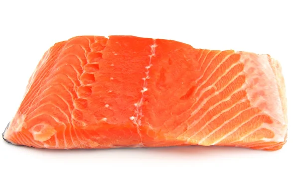 Stock image Cut salmon fillet