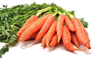 Bunch of carrots clipart