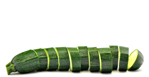 Zucchini cut — Stock Photo, Image