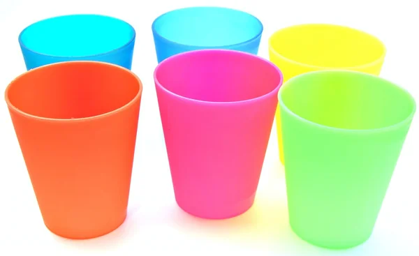 Glasses of various colors — Stock Photo, Image