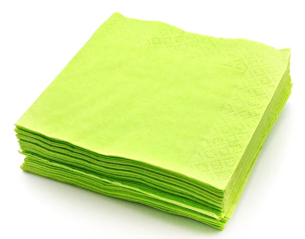 Πράσινο χαρτοπετσέτες — Φωτογραφία Αρχείου