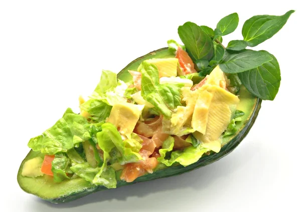 Gevulde avocado — Stockfoto