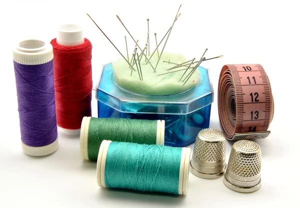 Gebruiksvoorwerpen naaien — Stockfoto