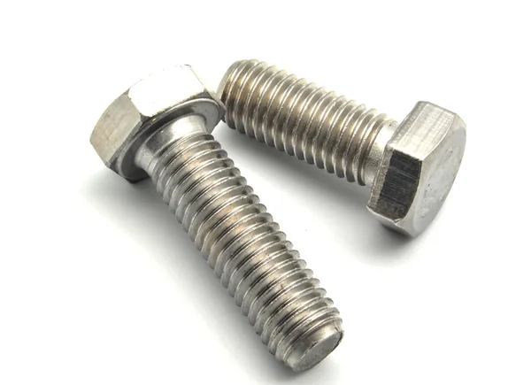 stock image Two metal screws